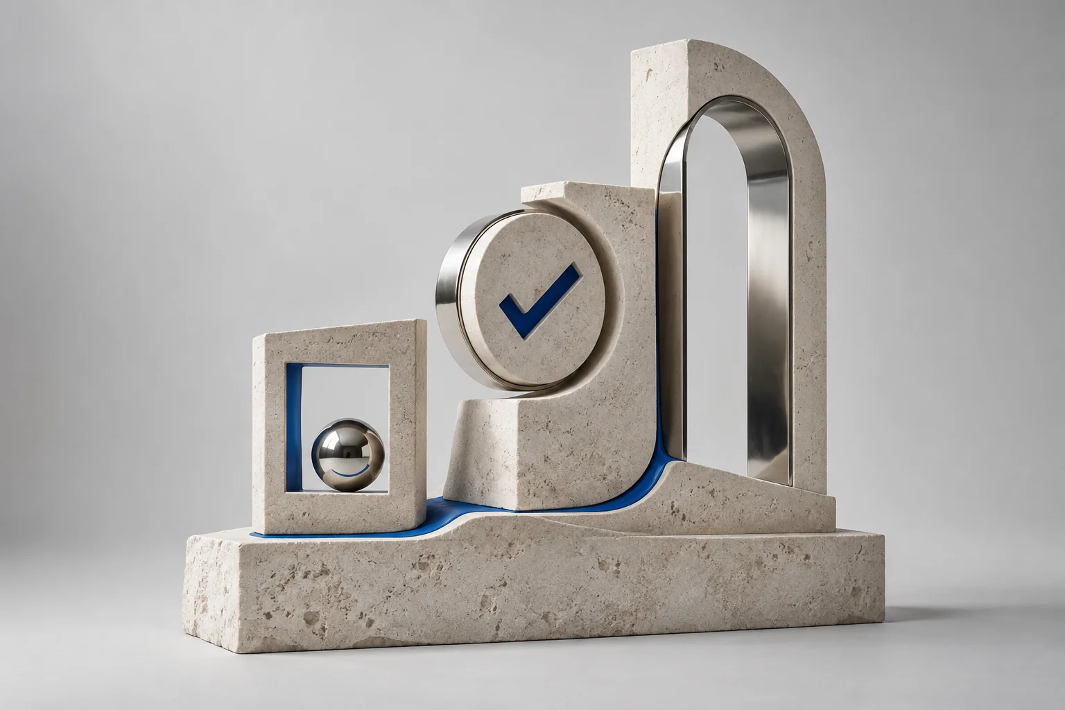 Ilustrație sculpturală pentru Creștere prin infrastructură digitală adaptabilă